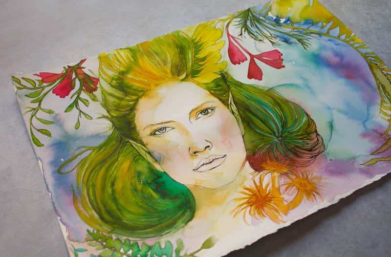 Lámina Posidonia y el Mar - Anfínome