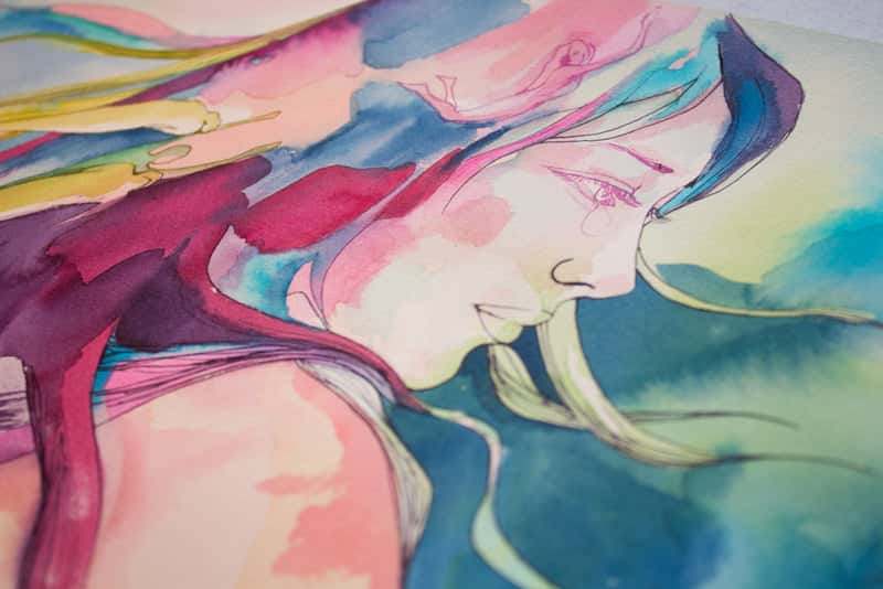 Lámina Posidonia y el Mar - Halófila