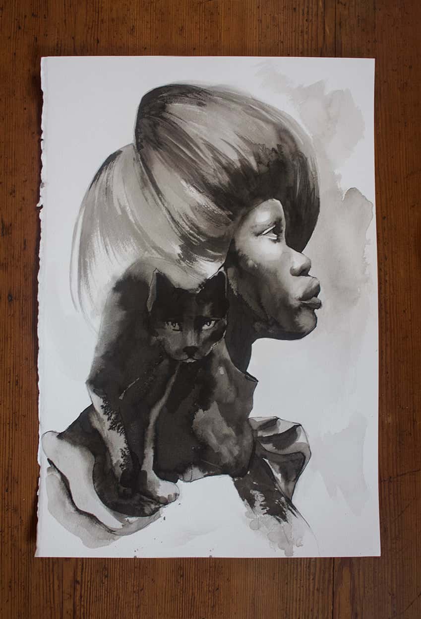Lámina Olayinka - serie Black