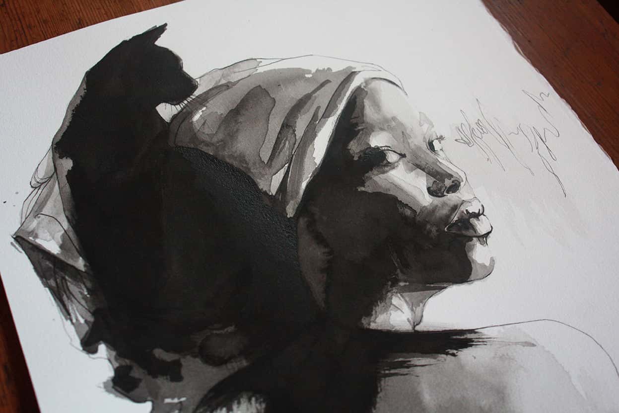 Lámina Ayana - serie Black