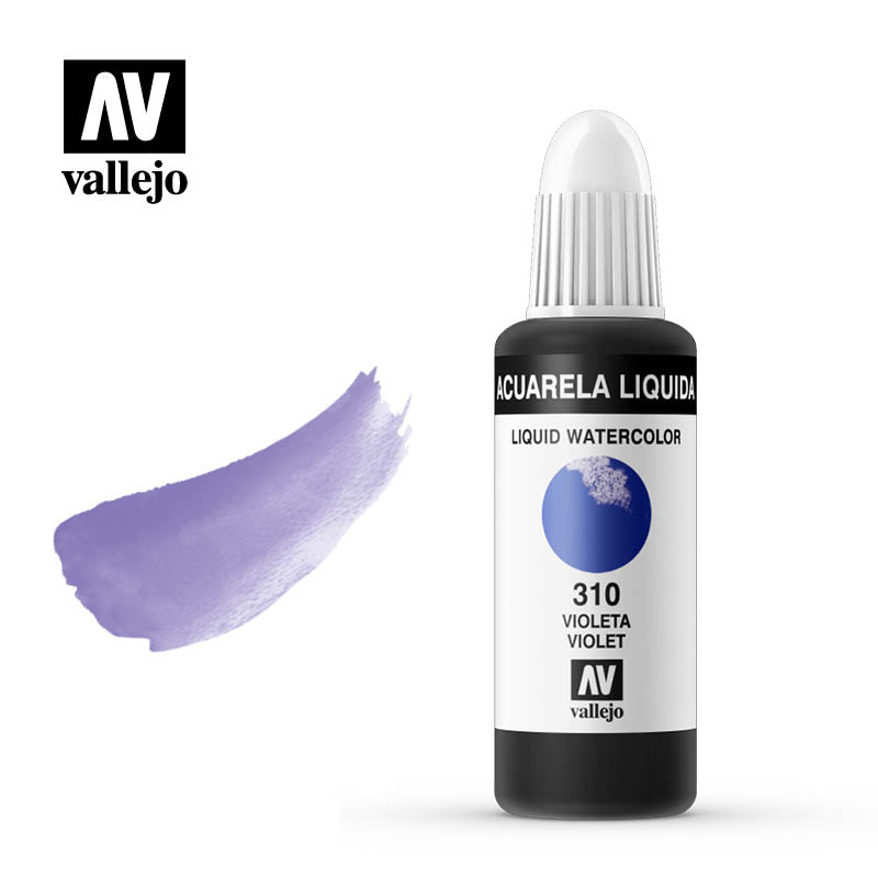 Acuarela líquida Vallejo violeta