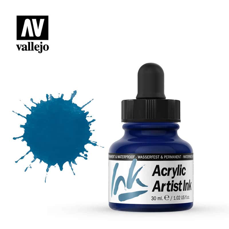 Tinta acrílica Vallejo Azul prusia