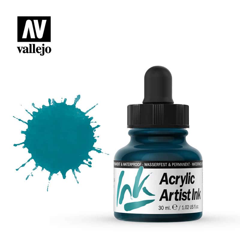 Tinta acrílica Vallejo Azul turquesa